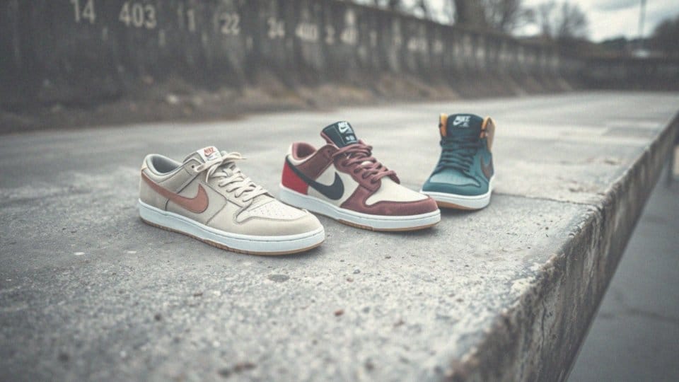 Jakie są rodzaje butów Nike SB dla skaterów?