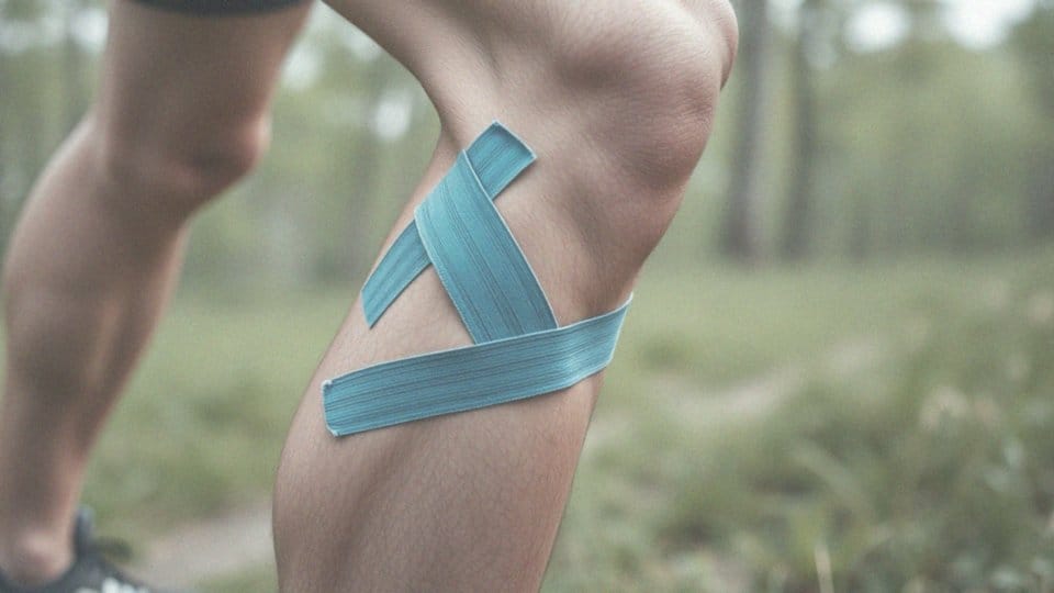 Jak taping poprawia wydolność mięśni w przypadku kolana biegacza?