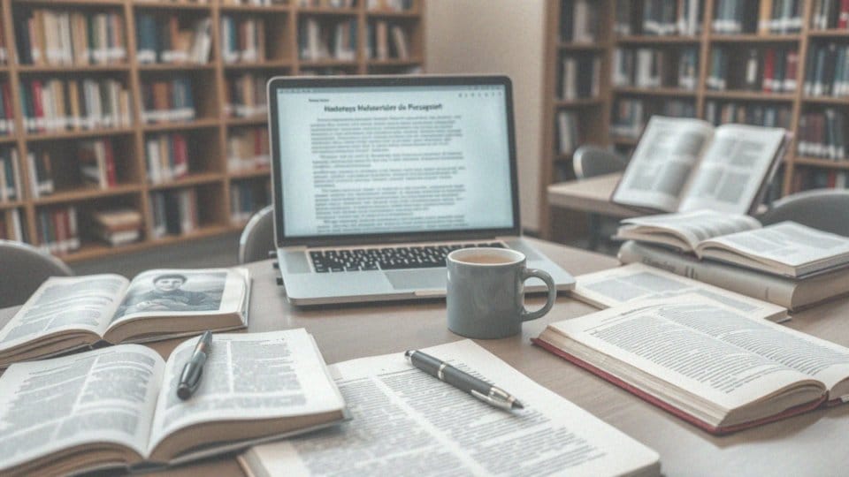 Jakie jest znaczenie literatury w pracy dyplomowej?