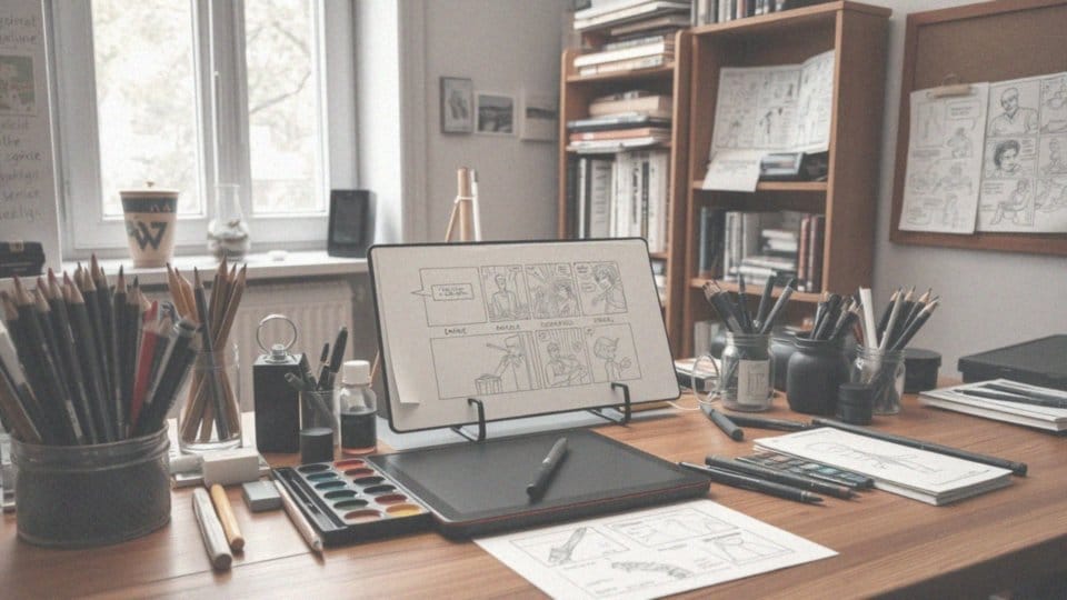 Jakie narzędzia są potrzebne do tworzenia komiksu?