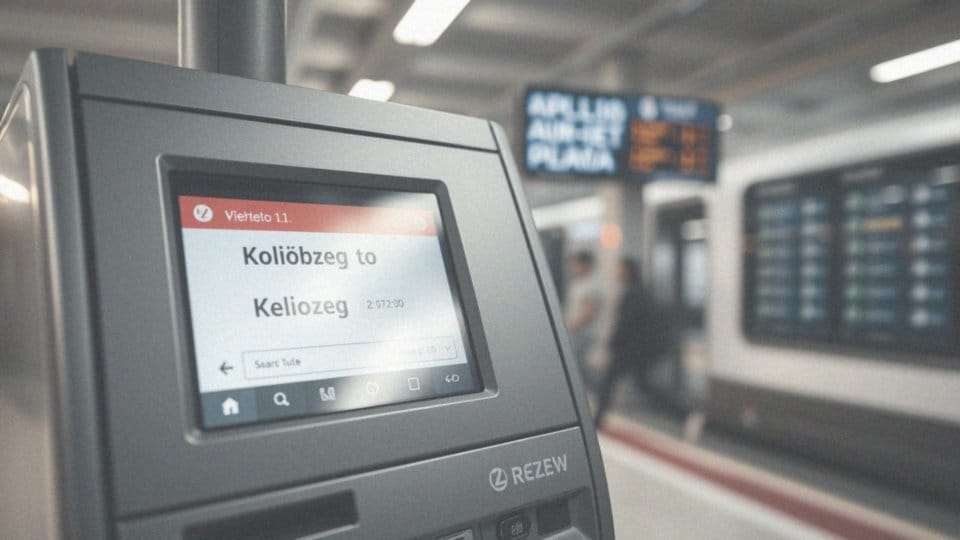 Gdzie można kupić bilety na pociąg z Rzeszowa do Kołobrzegu?