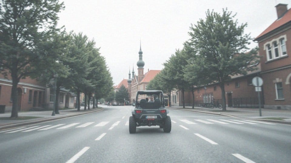 Gdzie można poruszać się czterokołowcem lekkim?