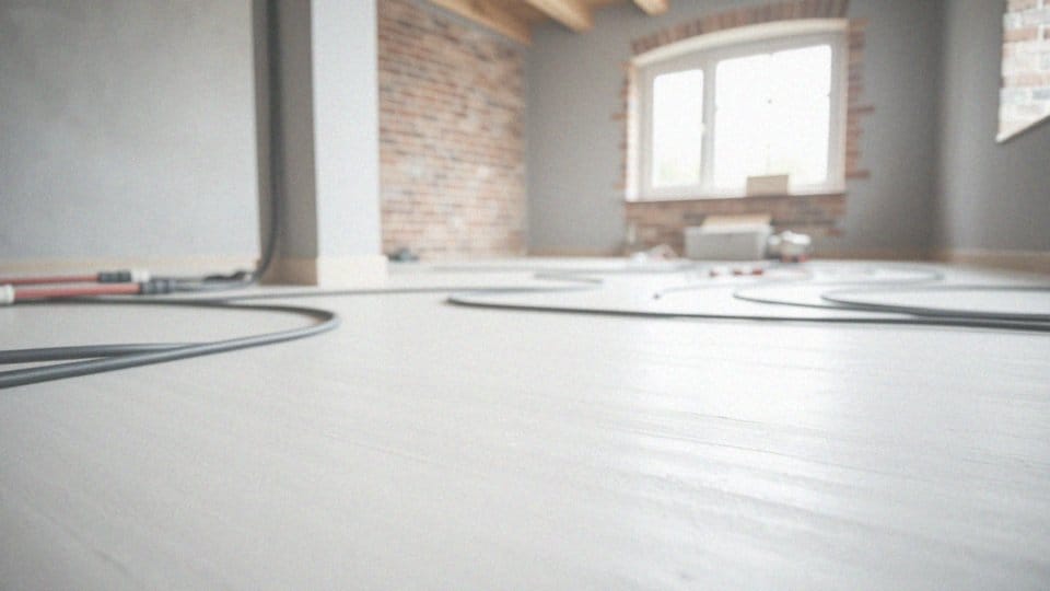 Gotowa wylewka na ogrzewanie podłogowe – klucz do efektywności