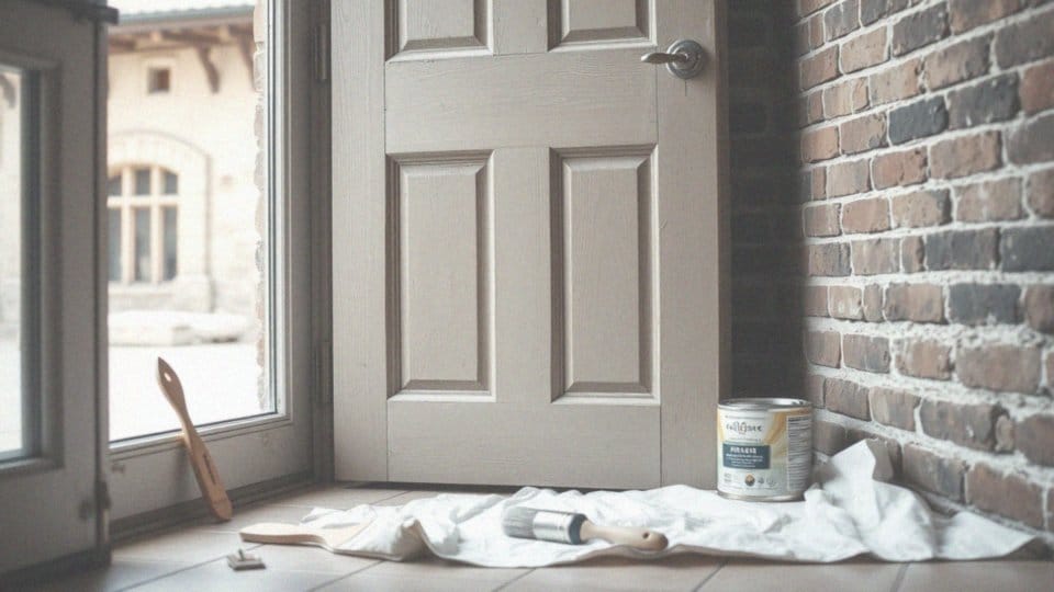 Jak pomalować drzwi wejściowe? Praktyczny przewodnik krok po kroku