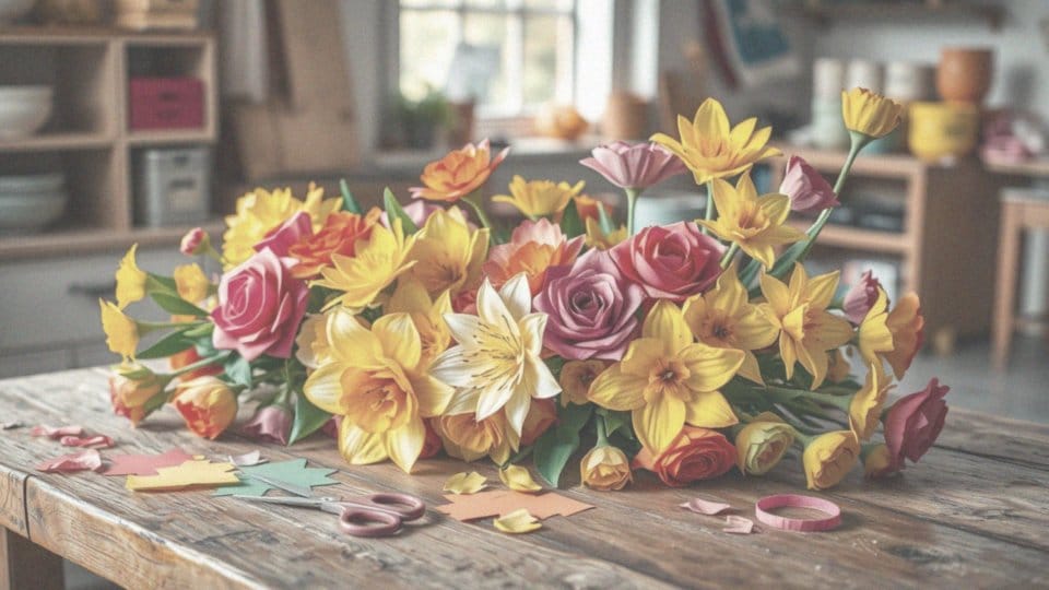 Kwiaty z bibuły wzory – jak stworzyć piękne dekoracje?