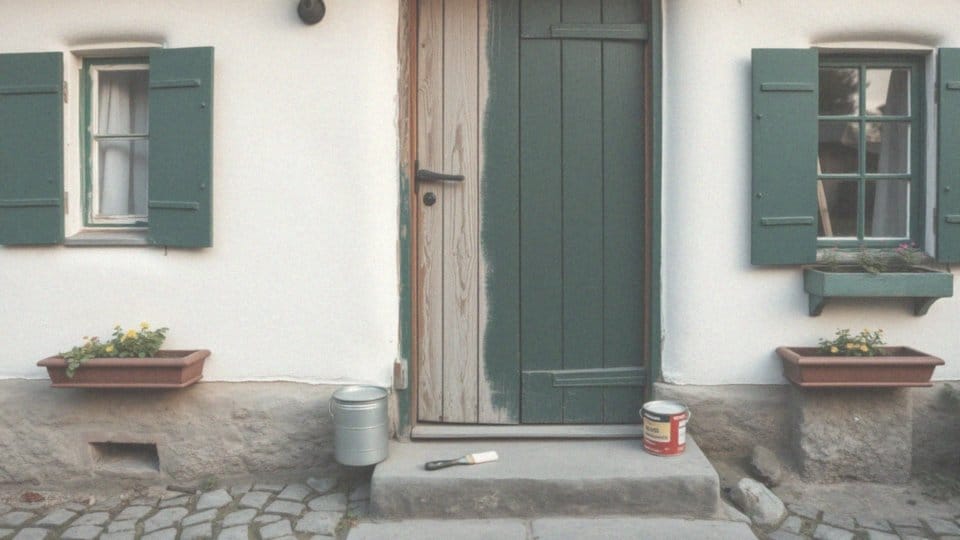 Malowanie drzwi zewnętrznych drewnianych – praktyczny poradnik